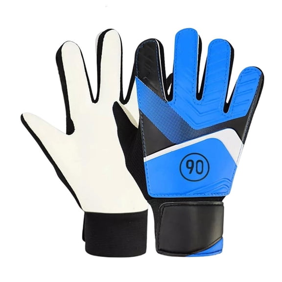 Football Goalkeeper Glove Thickened Soccer Goalie Gloves Adjustable Elastic Full Finger Glove for Kids and Adults