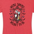 thumbnail image 3 of The Nightmare Before Christmas - We're Simply Meant To Be - Women's Short Sleeve Graphic T-Shirt, 3 of 5