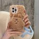 thumbnail image 2 of Funda para iPhone 13 Pro Max con muñeco de Dibujos Animados, Funda Suave y Esponjosa de Piel de Felpa Linda en 3D Compatible con la Funda para iPhone (iPhone 13 Pro Max, Anygry Little Brow, 2 of 5