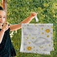 thumbnail image 5 of SKYSONIC 2 Pack Romantic Swans Crowns Hand Towels for Bathroom, Cartoon Sun Moon Kitchen Towel Ultra Soft and Absorbent Decorative Fingertip Face Bath Towels for Spa & Hotel, 28.3"x 14.4", 5 of 5