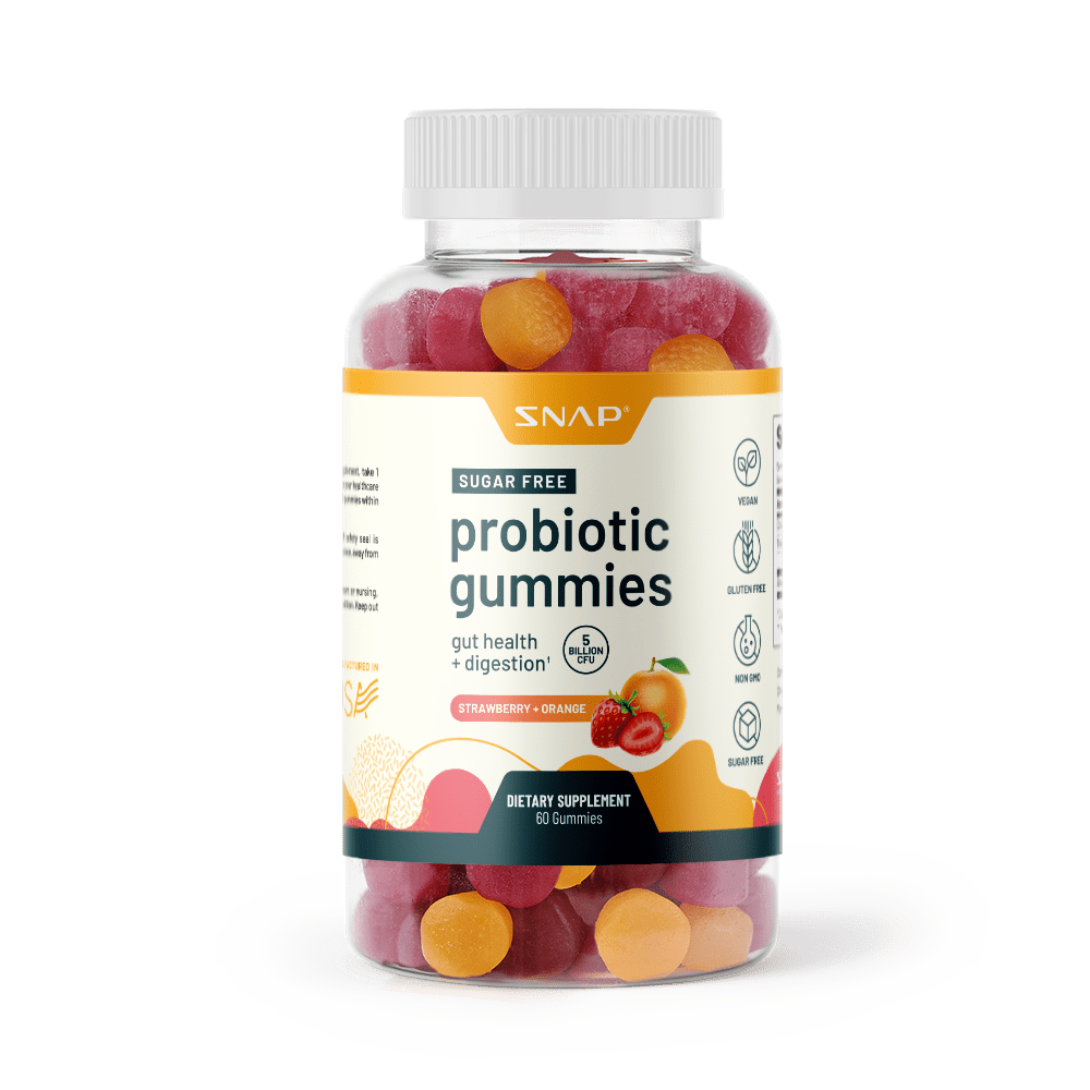 Sugar Free Probiotic Supplement Gummies Gut Health, Digestion, Immune
