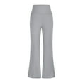 thumbnail image 4 of ZyeKqe Womens Flare Leggings Casual High Waisted Solid Color Sports Bell Bottoms Soft Bootcut Yoga Leggings, 4 of 6