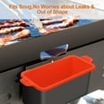 thumbnail image 3 of 2 PCS Blackstone Grease Cup Liners for Blackstone 36 28 22 17 Inch Griddle,Reusable Grease Catcher Cup Liner Grill Grease Tray,Durable Drip Pans Blackstone Griddle Accessories,Orange, 3 of 8