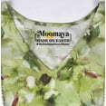 thumbnail image 6 of Moomaya Sleeveless Printed Cotton Tunic V-neck Summer Long Top Casual Blouse For Women, 6 of 6
