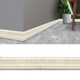 Flexible Inside & Outside Corner Trim Moulding, Peel and Stick Wall