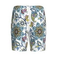 thumbnail image 5 of Easygdp Flowers and Butterflies Men's Short Pajama Pants, Sleep Shorts, Household Pants, Casual Pants with Pockets - Large, 5 of 9