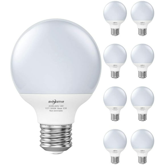 Vanity Globe Bulbs, Warm White Vanity Light Bulbs