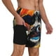 thumbnail image 2 of Balery Cow Bañador para hombre, shorts de playa de secado rápido con entrepierna y forro de compresión-Medium, 2 of 6