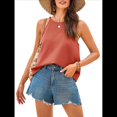 thumbnail image 1 of Camisola de Verano con Cuello Halter y Espalda Descubierta para Mujer, Estilo Y2K, para Salir, Playa Naranja Rojo XS, 1 of 10