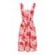 thumbnail image 3 of Vestido de Verano de las Mujeres de la Moda Impreso Colgantes sin Mangas Cuello Redondo Vestido Casual de Línea, 3 of 5