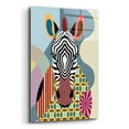 thumbnail image 2 of Epic Art 'Spectrum Zebra' by Lanre Adefioyue, Acrylic Glass Wall Art, 12"x16", 2 of 8