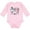 AD-Pink, variant on Inktastic Colorful French Poodles With Tea Boys or Girls Long Sleeve Baby Bodysuit