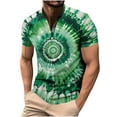 thumbnail image 2 of Awdenio Men's Tshirts Tie Dye Short Sleeve Round-Neck Senior Short Sleeve Tie Dye Tee Shirt for Men, 2 of 5