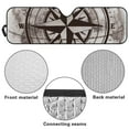 thumbnail image 5 of Uorisanigo Compass Print Windshield Sun Shade Sunshade for Jeep JK JKU JL JLU 1997-2023 and Compatible with Gladiator JT 2020-2023 Heat Shield Car Sun Visor Mat Blocks UV Rays, 5 of 7
