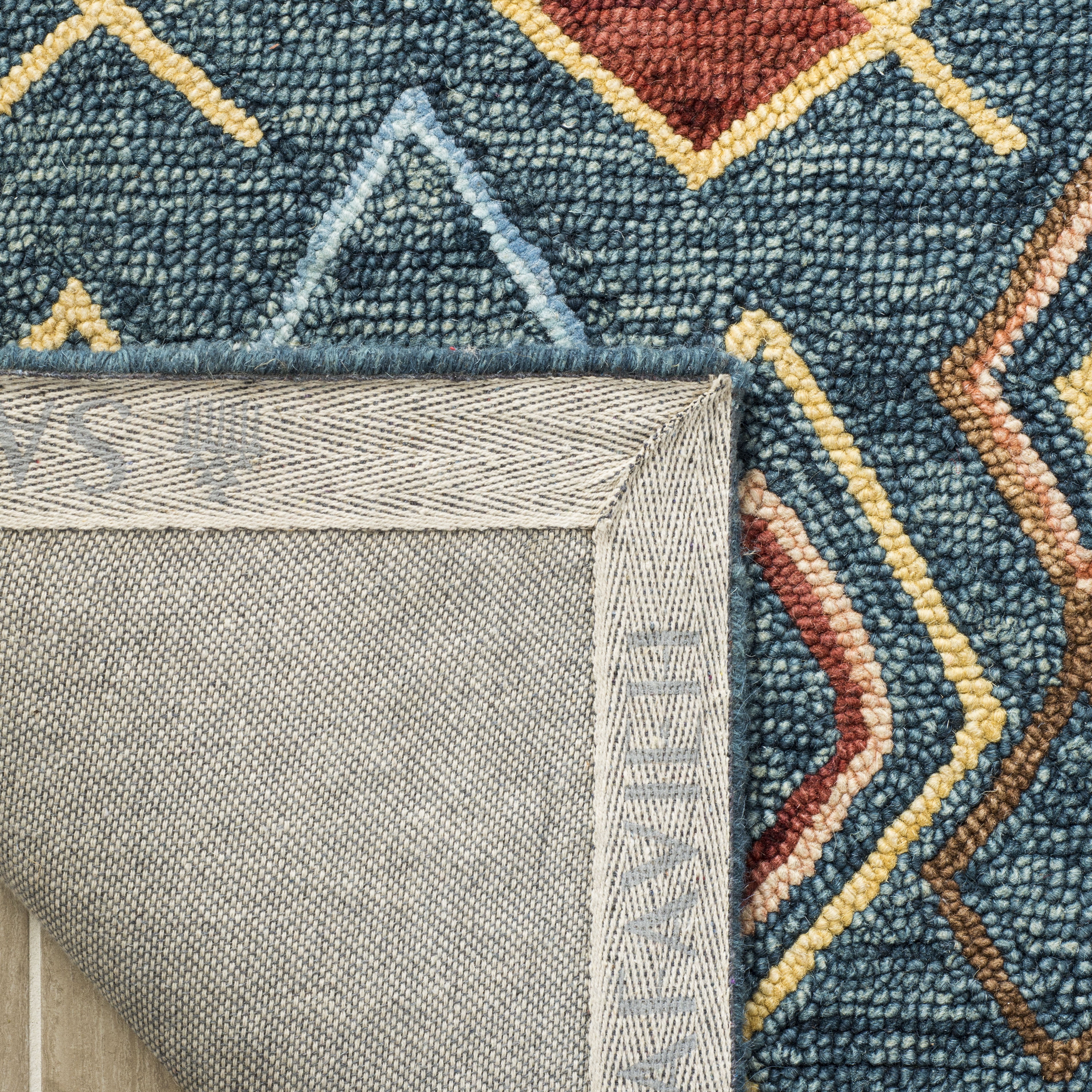 Safavieh Suzani Lalia Geometric Area Rug, Dark Blue/Multi, 9' x 12'