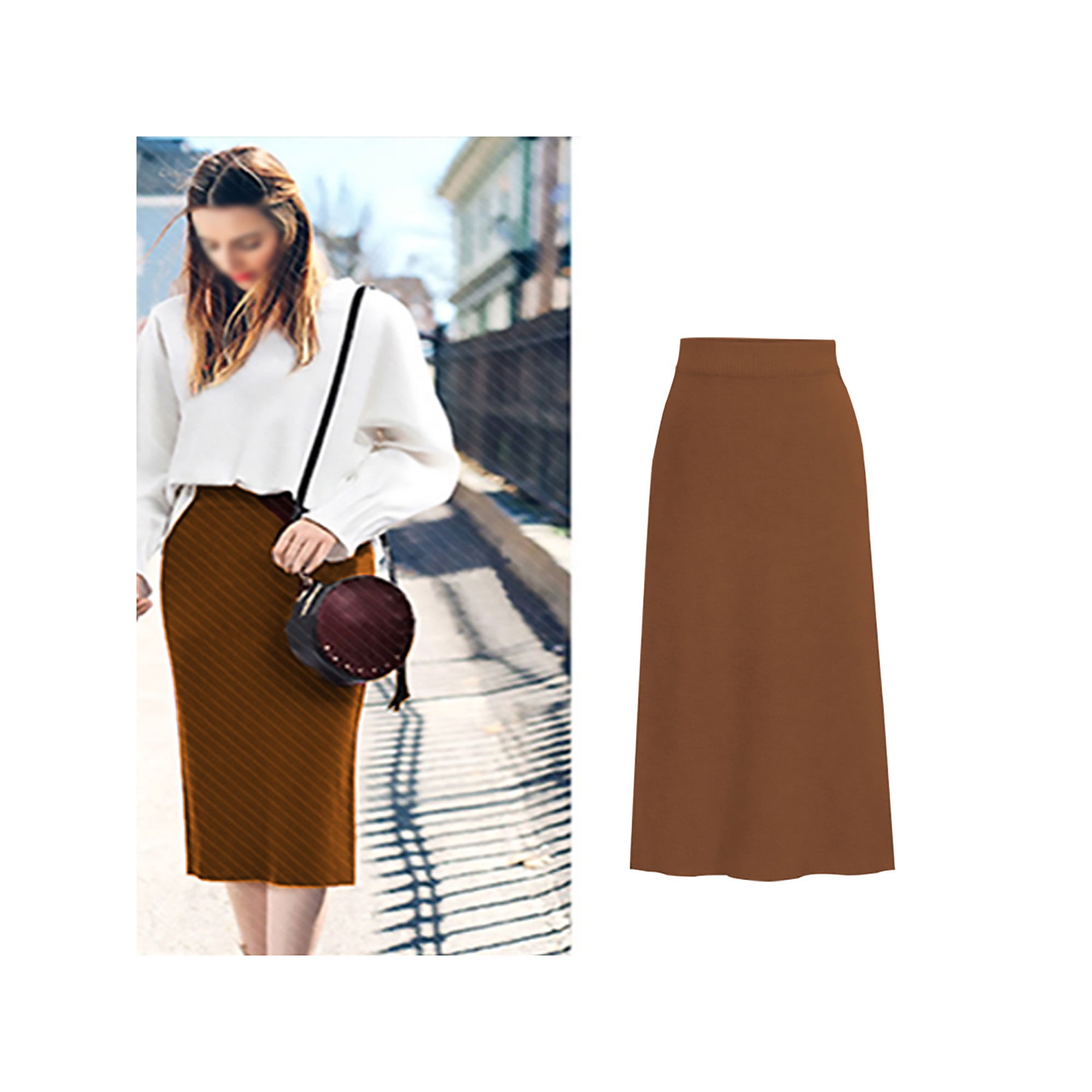 High waisted midi skirt 3xl hotsell