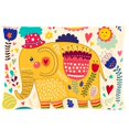 thumbnail image 1 of BSDHOME Colorful Summer Flowers With Elephant Pillow Cases 20x30 inches Two Sides Print, 1 of 1