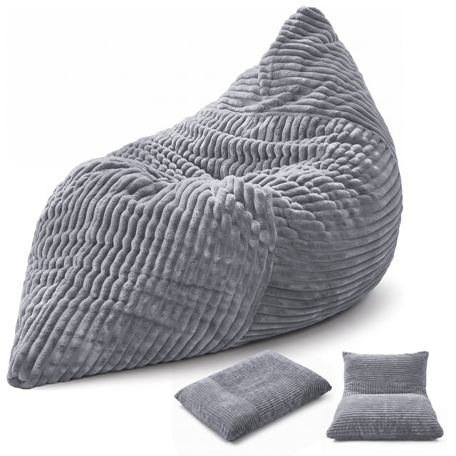 MAGMALIFE Sofá Puff Extra Grande 3 En 1, Espuma Memory Foam y Funda Suave