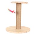 thumbnail image 1 of Kitten Scratching Post, Jumping Platform Design Sisal Interesting Cat Scratcher Toy With Interactive Toy For Home For Pet Supplies, 1 of 8