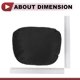 thumbnail image 5 of Almohada para la cabeza del automóvil Unique Bargains, almohada ergonómica cómoda para el cuello, soporte para el cuello, ante, terciopelo, negro, 1 Pcs, 5 of 7