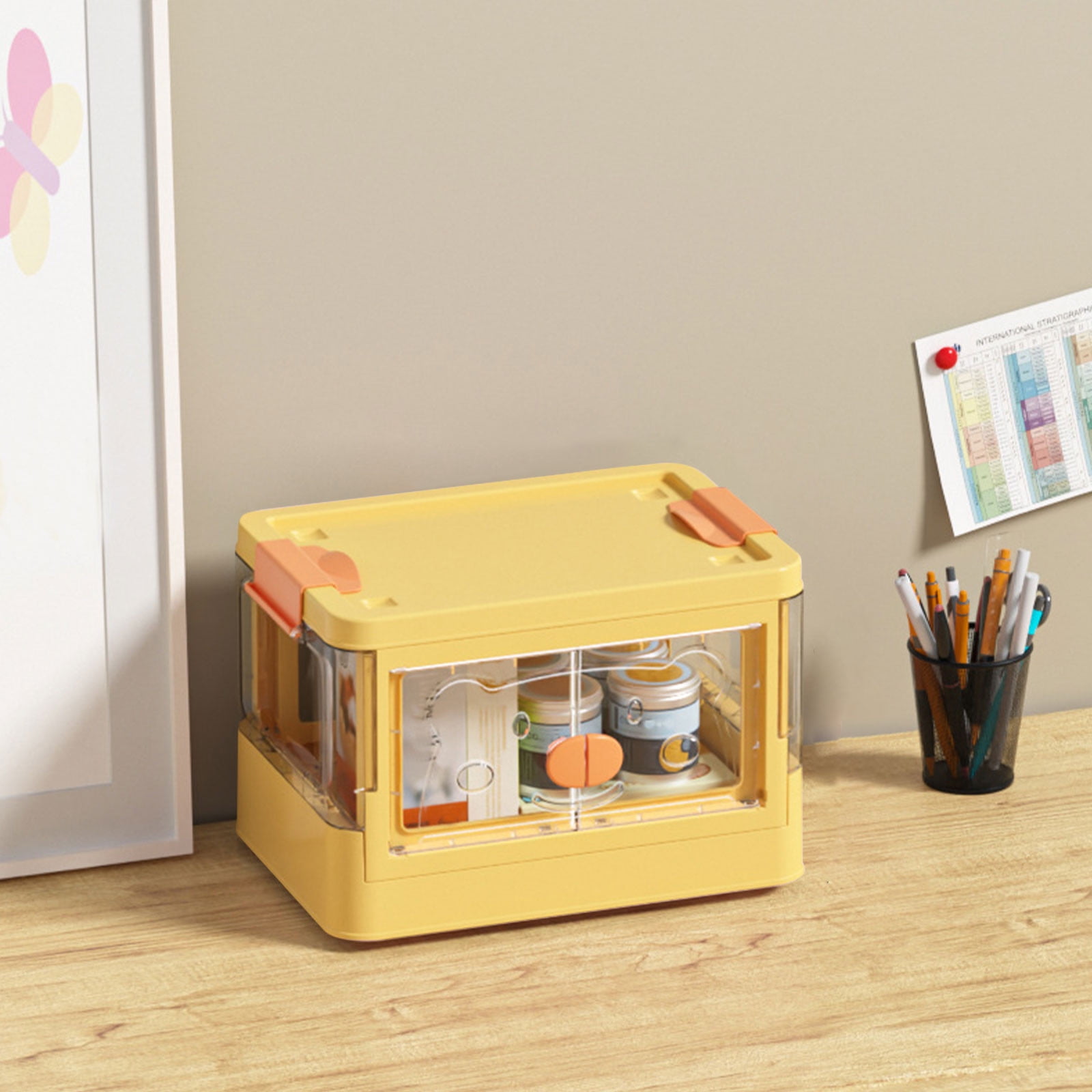 Vikakiooze Home Storage Storage Box, Plastic Storage Refrigerator Bin Save  Space Eco-Friendly Healthy Back To School Supplies