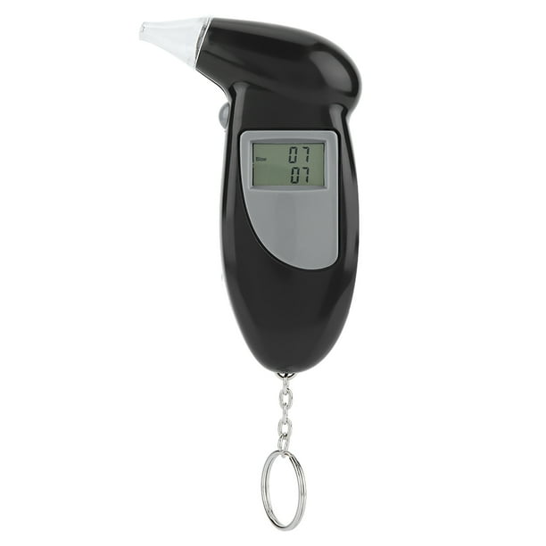 Analizador de aliento, alcoholímetro digital con pantalla LCD, alcoholímetro LCD, resistente y duradero