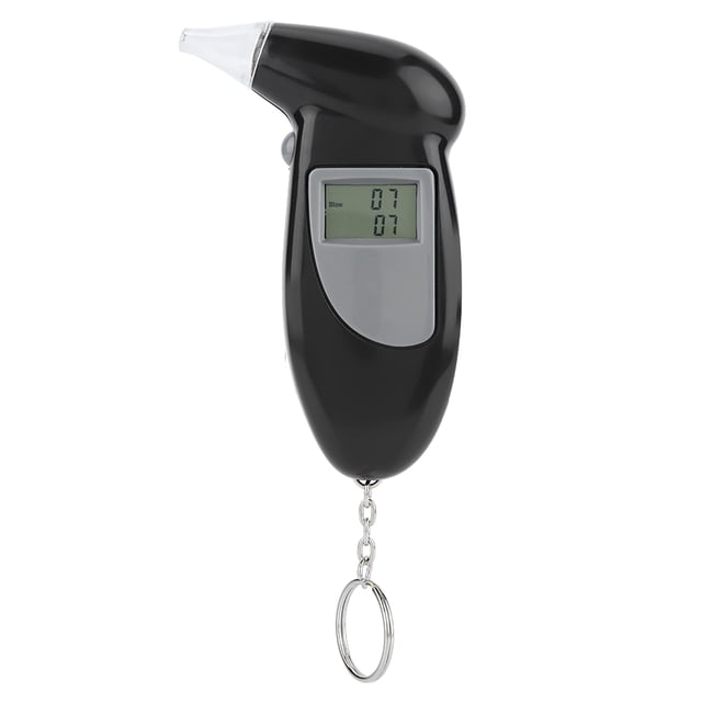 Analizador de aliento, alcoholímetro digital con pantalla LCD, alcoholímetro LCD, resistente y duradero