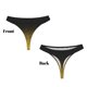 thumbnail image 3 of Balery Gold Glitter Gradient Tangas de Algodón para Mujer con Estampado – Ropa Interior Sexy, Transpirable, G-string-Medium, 3 of 6