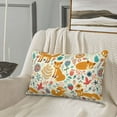 thumbnail image 5 of Daiia Whimsical Fox Floral Garden Bedding Waterproof Pillow Protector Zippered Queen – Bed Bug Proof Pillow Encasement-14"x20", 5 of 6