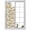 Beige, variant on Window Privacy Film Rustic Cat Stained Glass Window Film Decorative Sun Block Window Cover Funny Cute Fish Leaves Bubble Window Clings Static Adhesive Sticker for Bathroom 19.6"x39.3"