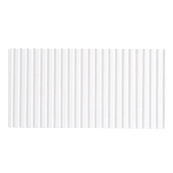 Corobuff Corrugated Paper Roll, 48-inch x 25-foot, White