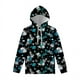 thumbnail image 3 of Sudadera con capucha con estampado 3D de peonías y rosas para hombre y mujer, estilo Harajuku, con estampado floral, informal, para primavera y otoño, 3 of 5