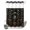Black, variant on No Hook Shower Curtain, Mystic Plants Shower Curtains for Bathroom with See Through Top Window, Black Moon Botanical Floral Leaves Butterfly Waterproof & Washable Bath Curtain 66"x72"