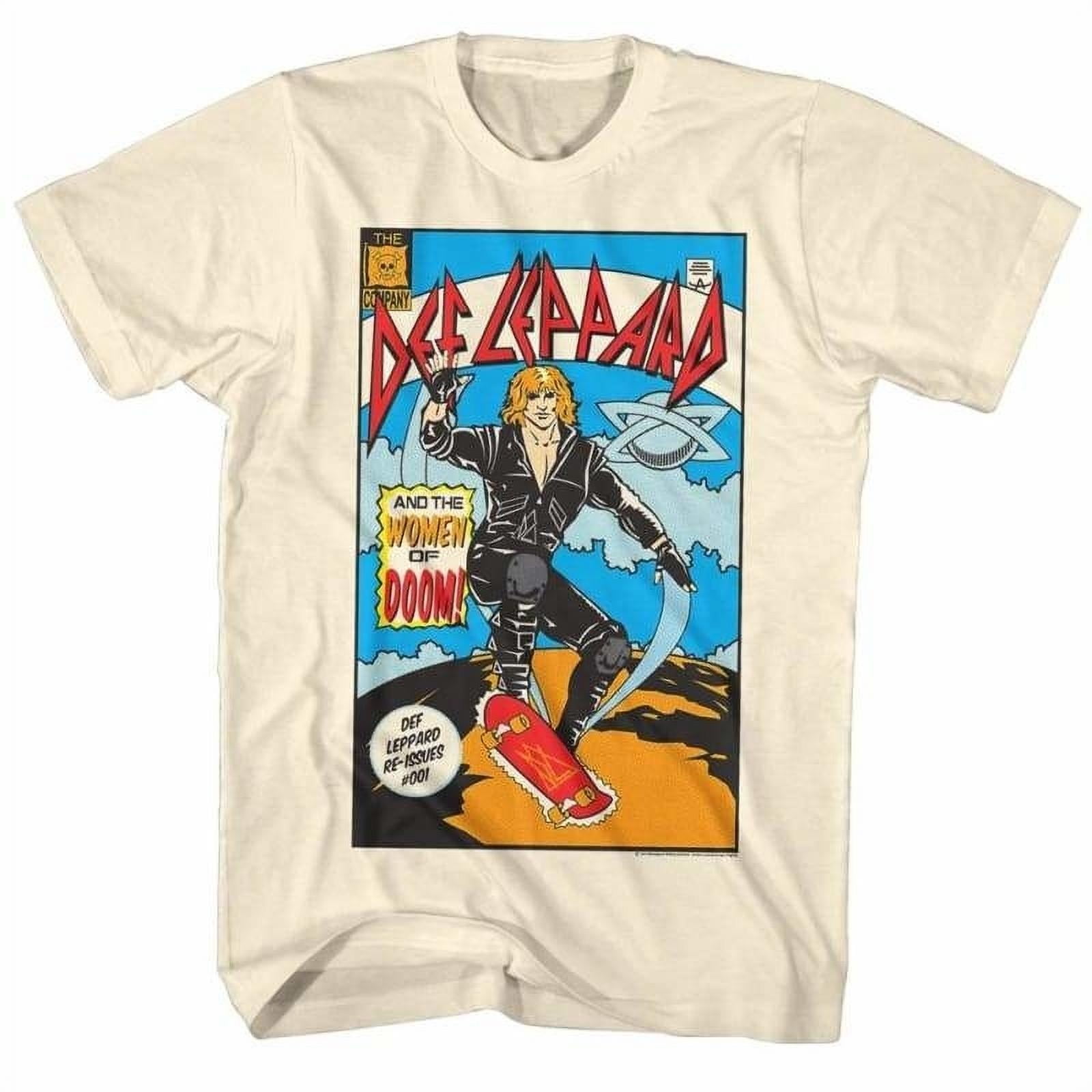 Def Leppard Comic Adult S/S T-Shirt