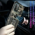 thumbnail image 3 of Camouflage Magnetic Kickstand Case for Samsung Galaxy Note20 Ultra, Military Grade Heavy Duty Shockproof Protection Army Camo Phone Cover for Samsung Galaxy Note20 Ultra Army Green, 3 of 7