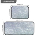 thumbnail image 3 of GZHJMY Glitter Texture Kitchen Rug,Set of 2 Decoration Non Skid Washable Soft Super Absorbent Anti Kitchen Floor Mats for Kitchen Office Laundry Room Bathroom (19"x27"+19"x47"), 3 of 7