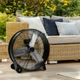 thumbnail image 4 of Gymax 24 Inch High-Velocity Industrial Drum Fan Portable Heavy-Duty Metal Fan Adjustable, 4 of 10