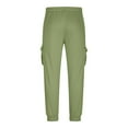 thumbnail image 7 of FDGIU Men's Relaxed Fit Cargo Joggers - Drawstring Stretch Waist Pants for Workout, Hiking, 7 of 7