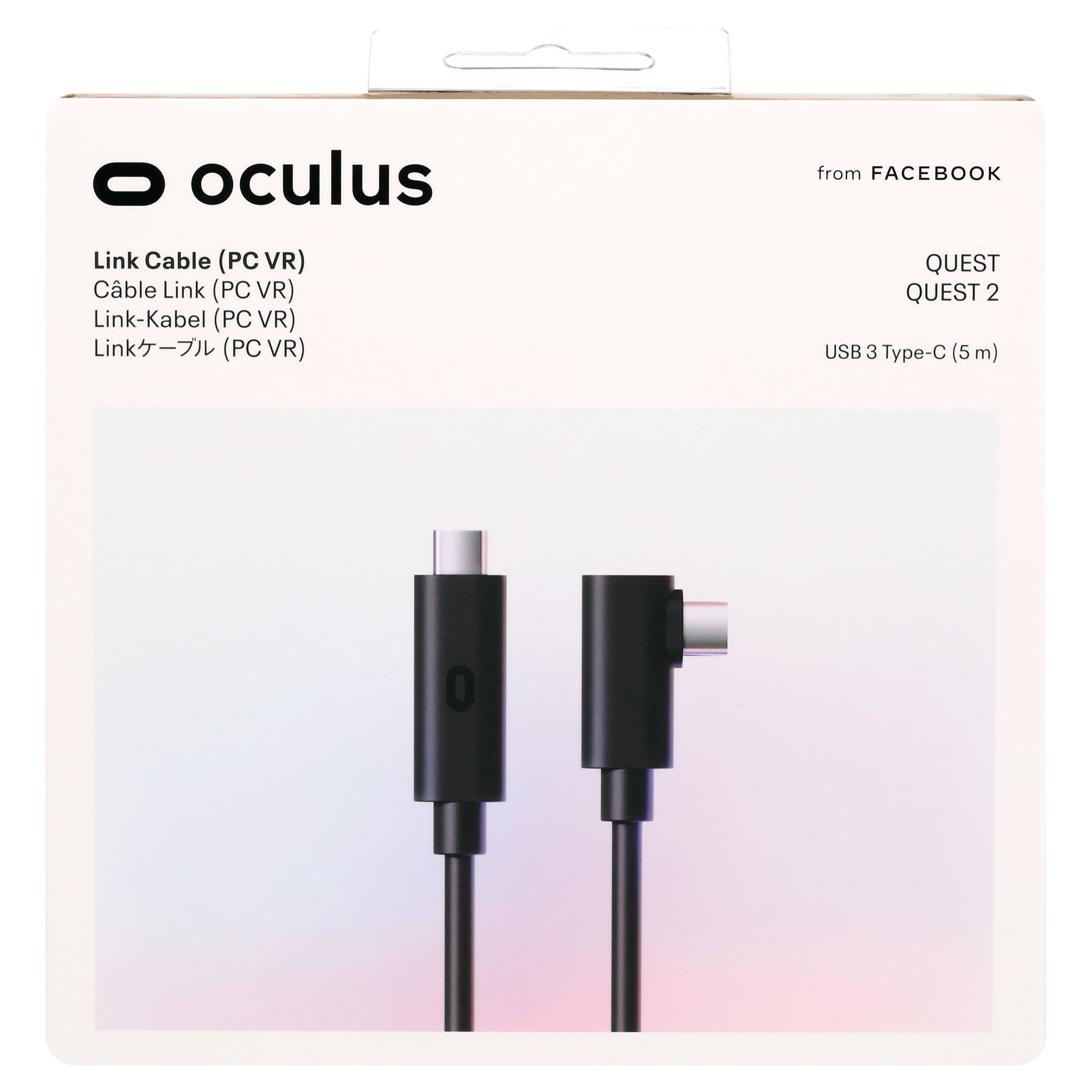 Quest (Oculus) Link Virtual Reality Headset Cable for Quest 2 and Quest -  16FT (5M) - PC VR