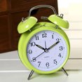 thumbnail image 3 of Reloj despertador con campana perfecl verde portátil, 3 of 6
