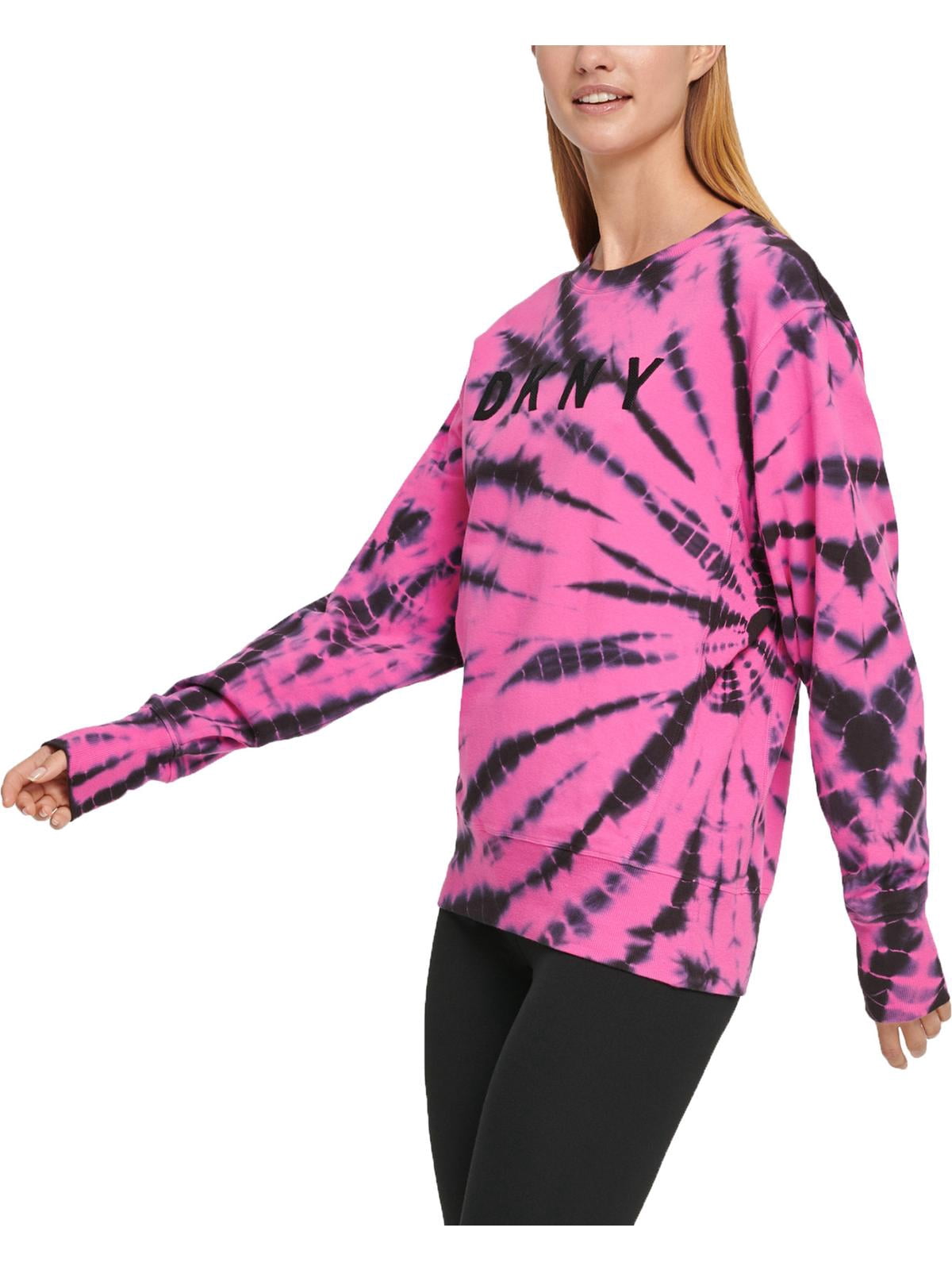 DKNY Sport Womens Logo Tie-Dye 