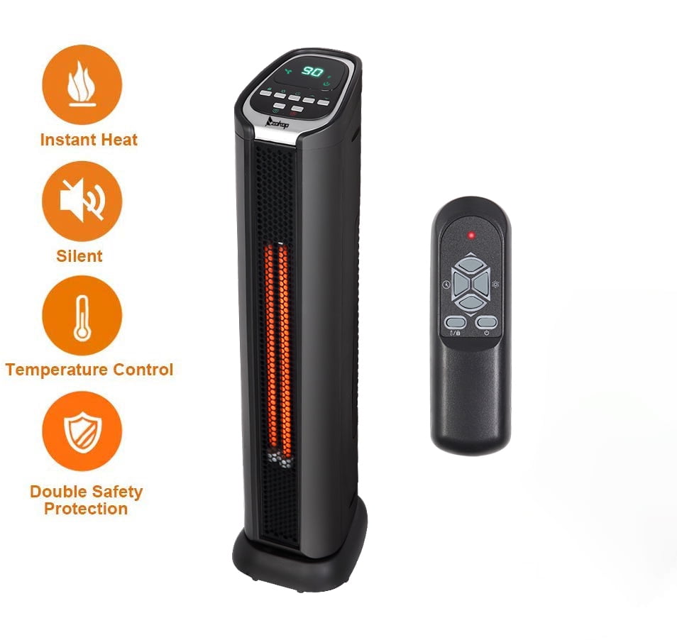 portable heater with thermostat control