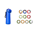 thumbnail image 1 of Botella Bebida 650ML Reutilizable Flavo Camping Senderismo Drinkware () Rojo Azul, 1 of 9