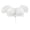 White, variant on Lingerie for Women Brief Festival Edition Bra Top with Lace Details and Ruffle for Summer Comfort White XXL