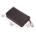 thumbnail image 3 of Traditional Fashion True Leather Pen Owner With Natural Oxidation Finish Flexible Writing Materials Planner, 3 of 9