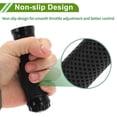 thumbnail image 4 of Unique Bargains 7/8" 22mm 15/16" 24mm Universal Motorcycle Hand Grips Cover Non Slip Aluminum Alloy Rubber Handle Bar Throttle Grips Black 1Pair, 4 of 7