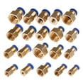 thumbnail image 3 of 2pcs M5'' 1/8'' 1/4'' 3/8'' 1/2'' Female Thread OD 4 6 8 10 12mm Pneumatic Connector Straight Push in Fitting for Air Pipe Joint, 3 of 7