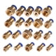 thumbnail image 2 of Accesorios neumáticos Push Push en conector 1/8 '' 1/4 '' 3/8 '' 1/2 '' M5 Hilo hembra-4 6 8 10 12 mm Conexión recta del tubo de aire, 2 of 7