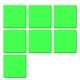 thumbnail image 1 of 350 pegatinas transparentes de conveniencia, pegatinas de perspectiva, película fluorescente PET de color, pegatinas de índice descubiertas, 1 of 5