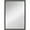 Black, variant on HOMCOM 22" x 30" Wall Bathroom Mirror for Home Decor, Vanity Mirror